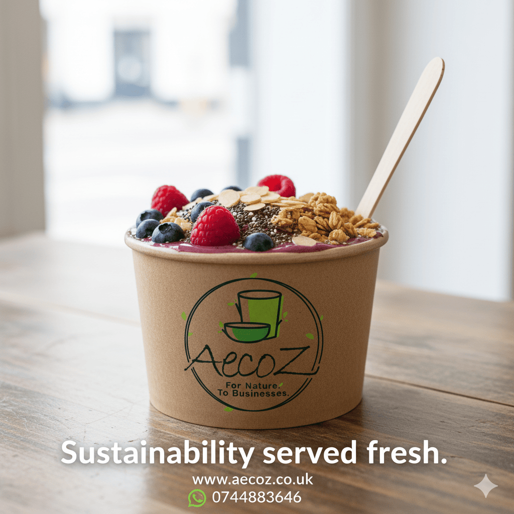 Why Paper Bowls Are Ideal for Smoothie Bowls & Healthy Cafés